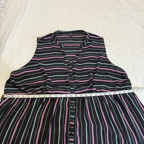 Torrid Lexie Georgette High-Low Tunic Tank size 5 (5x/28) - Picture 10 of 12
